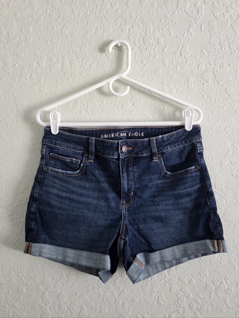 American Eagle High Rise Midi Shorts